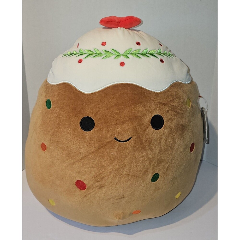 New W/ Tags Squishmallows 16 Inch Maldon The Fruit Cake Christmas 2024 Fruitcake